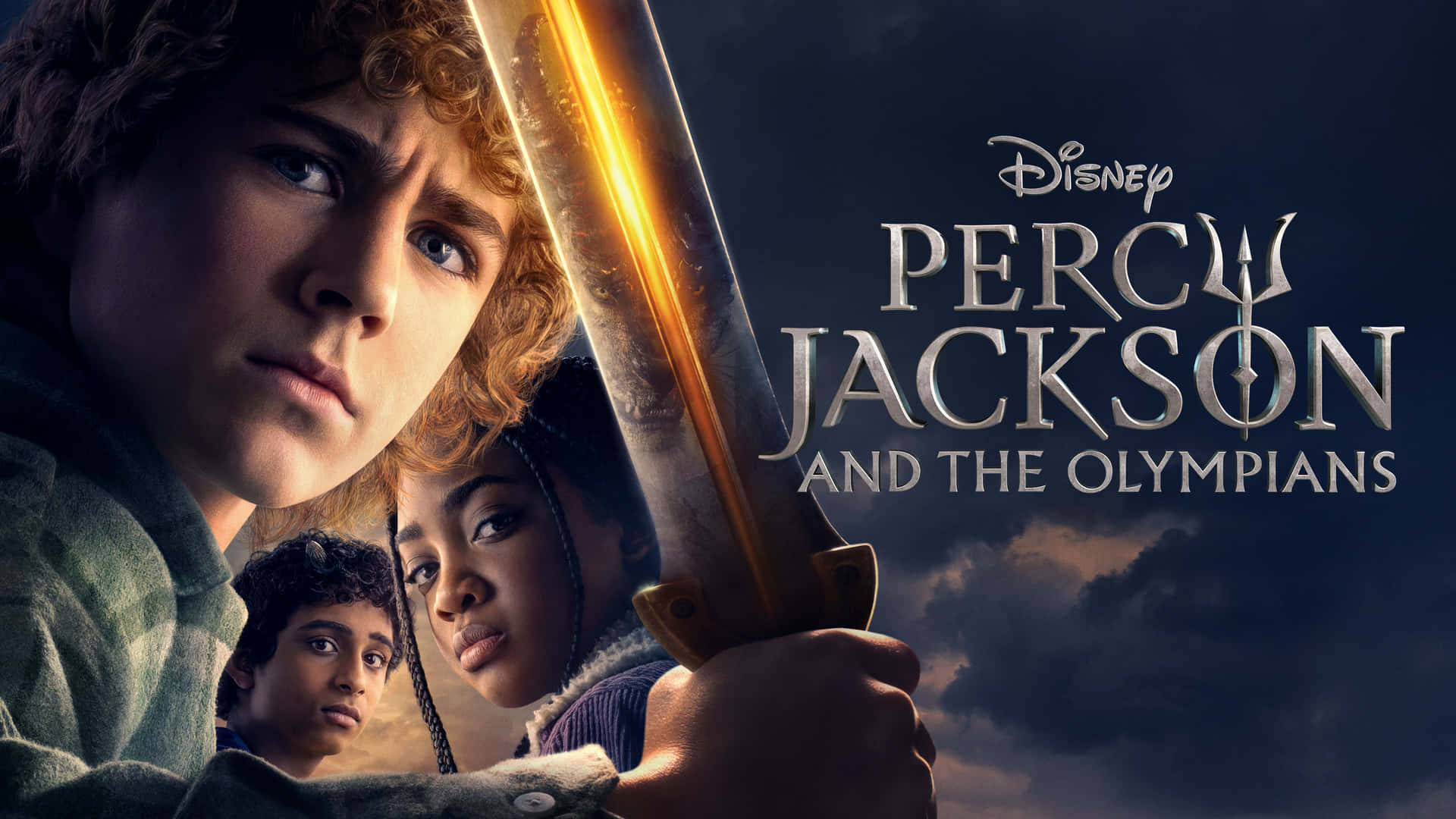 Percy Jacksonandthe Olympians Disney Series Promo Wallpaper