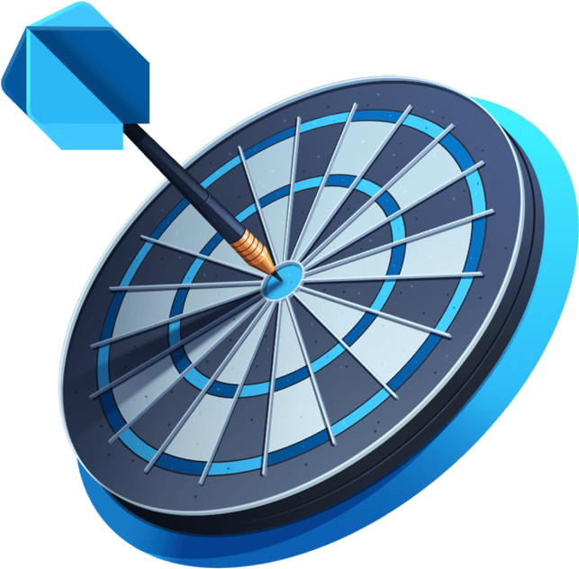 Download Perfect Bullseye Dart Target | Wallpapers.com