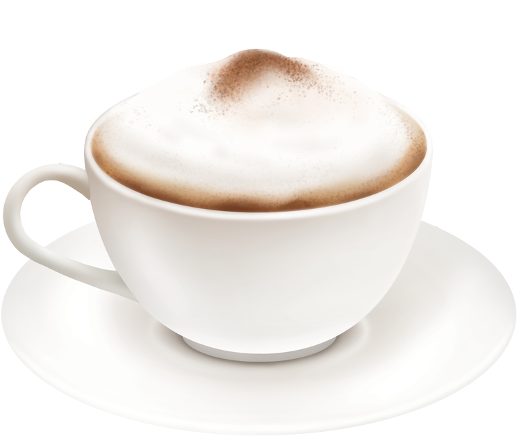 Perfect Cappuccino Cup PNG