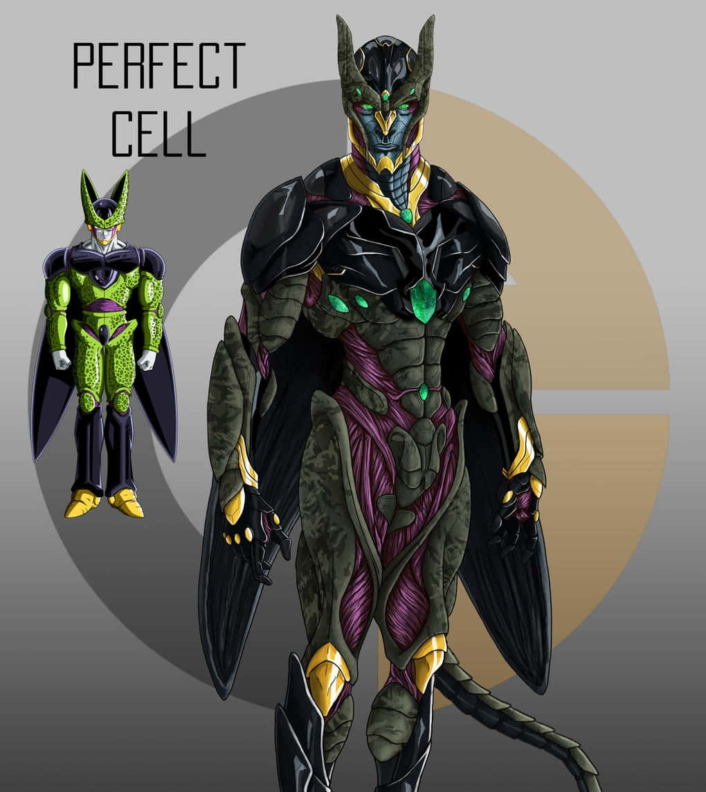 The Perfect Cell, A Superhuman Form Of Android Engineering Wallpaper