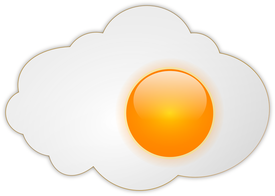 Perfect Fried Egg Graphic PNG