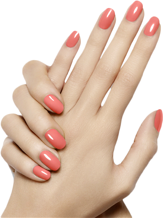Perfect Manicure Coral Polish PNG