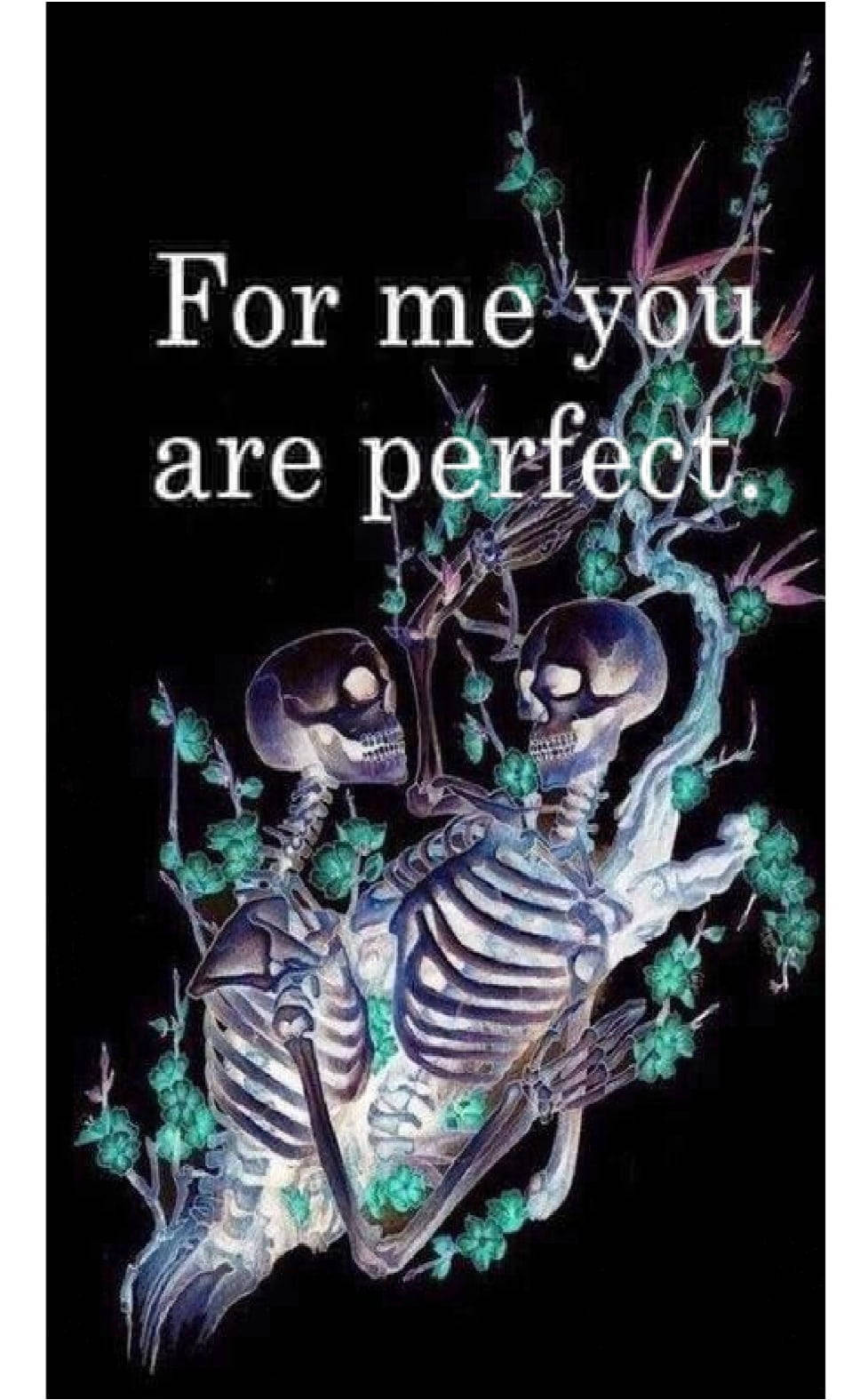 Perfect Skeleton Love Wallpaper
