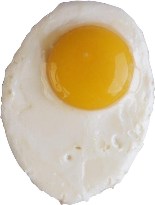 Perfectly Fried Egg Top View.png PNG