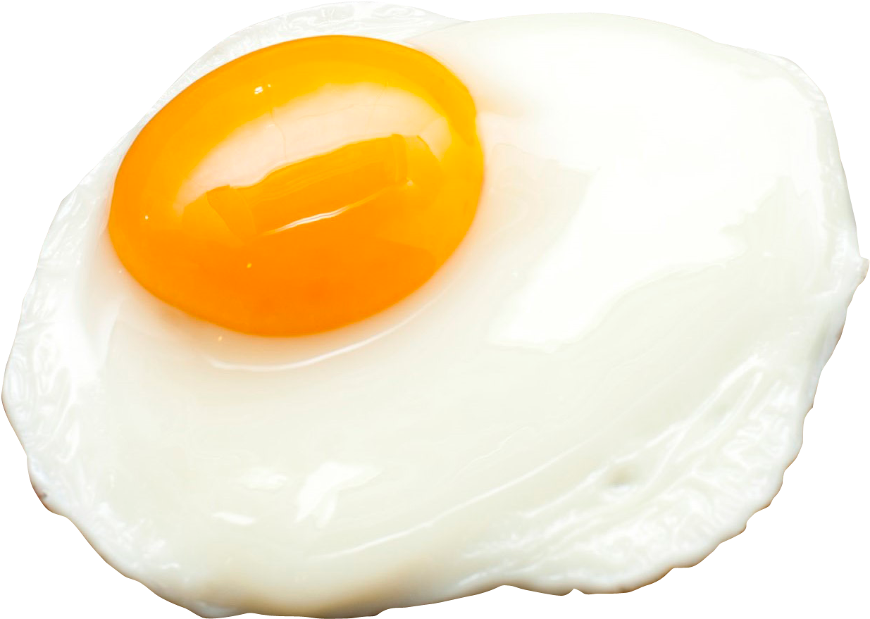 Download Perfectly Fried Egg Top View.png | Wallpapers.com