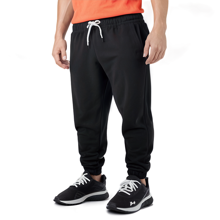 Performance Black Sweatpants Png Ccw24 PNG