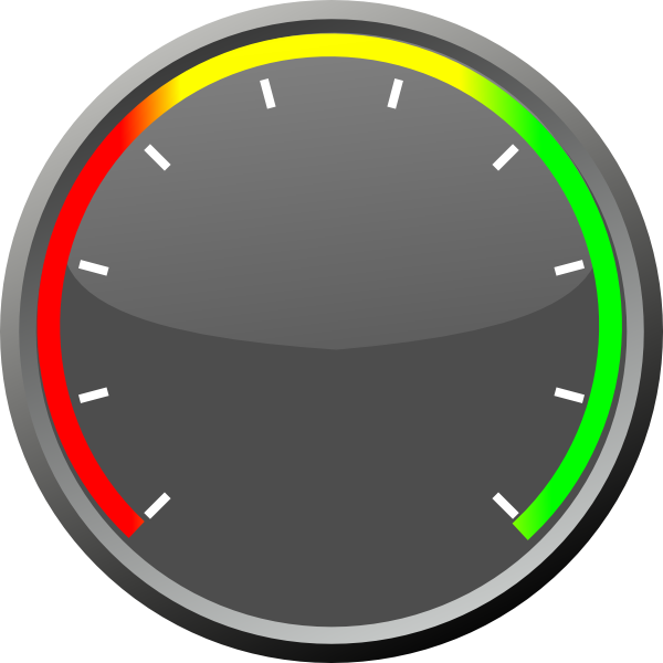 Performance Meter Graphic PNG