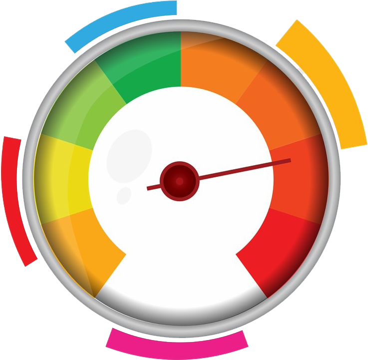 Performance Meter Graphic PNG