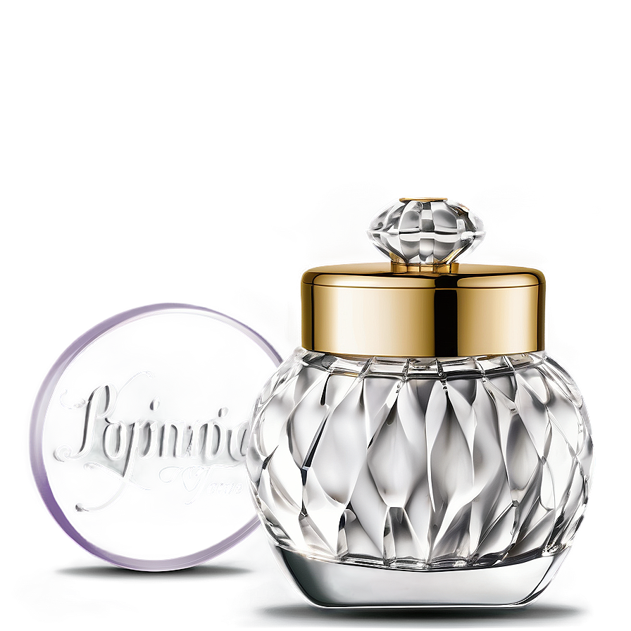 Perfume Bottle With Gold Accents Png Bsb16 PNG