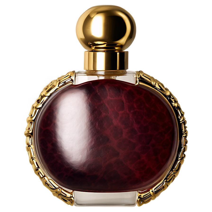 Perfume Bottle With Leather Case Png 06212024 PNG