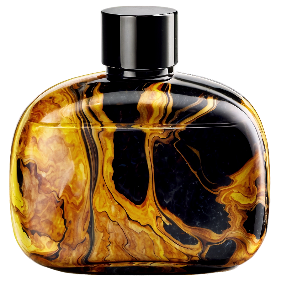 Perfume Bottle With Marble Effect Png 06212024 PNG