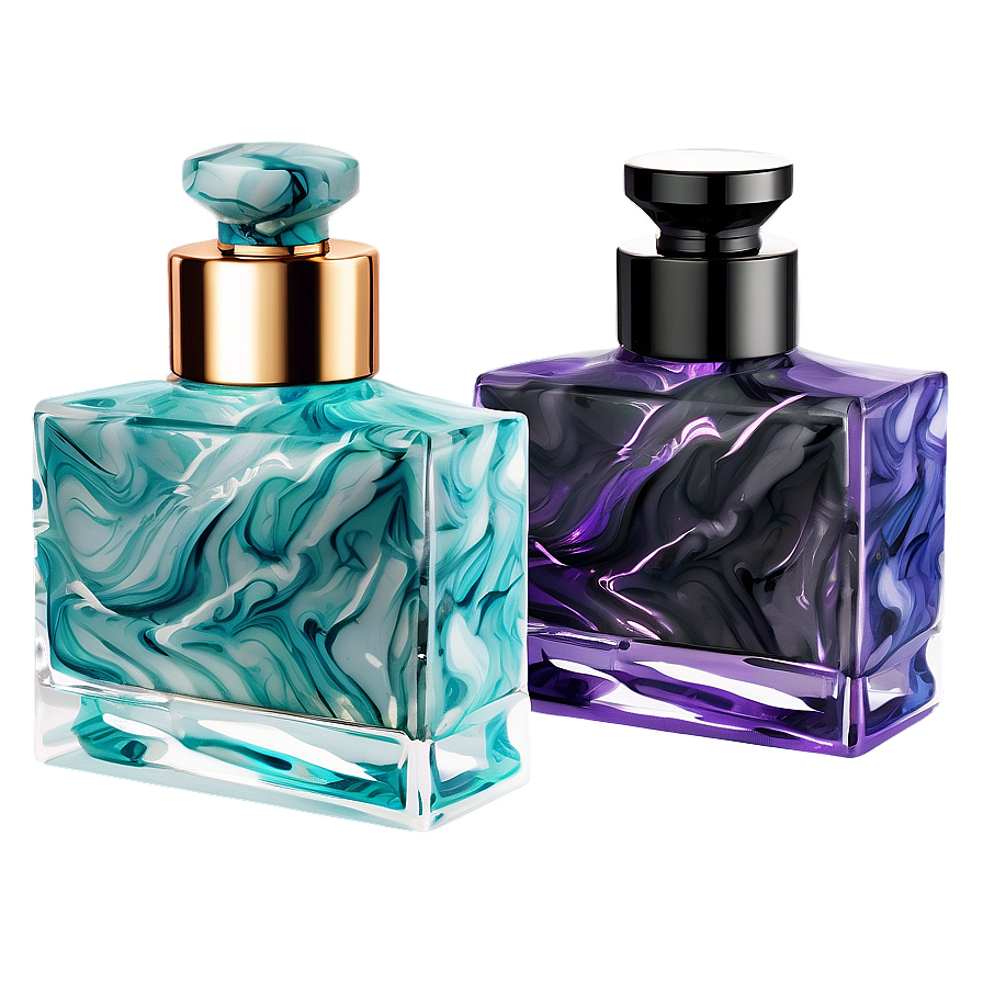 Perfume Bottle With Marble Effect Png 57 PNG