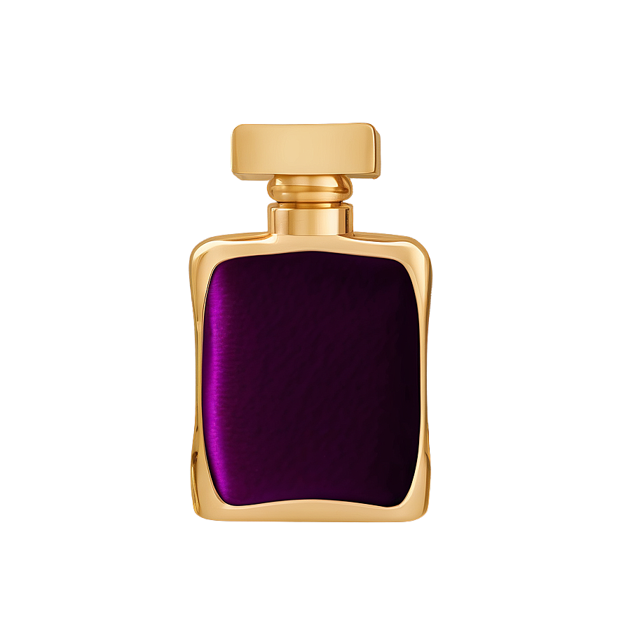 Perfume Bottle With Velvet Pouch Png 06212024 PNG