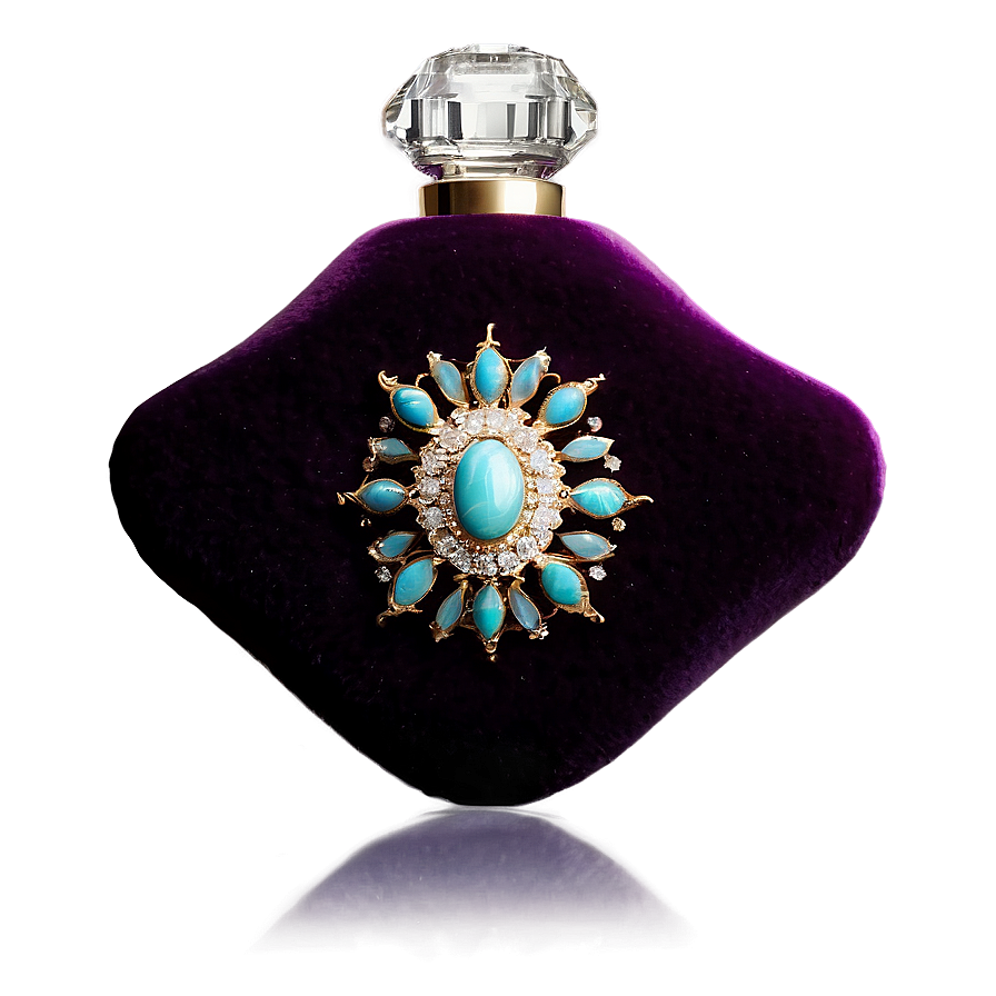 Perfume Bottle With Velvet Pouch Png 20 PNG