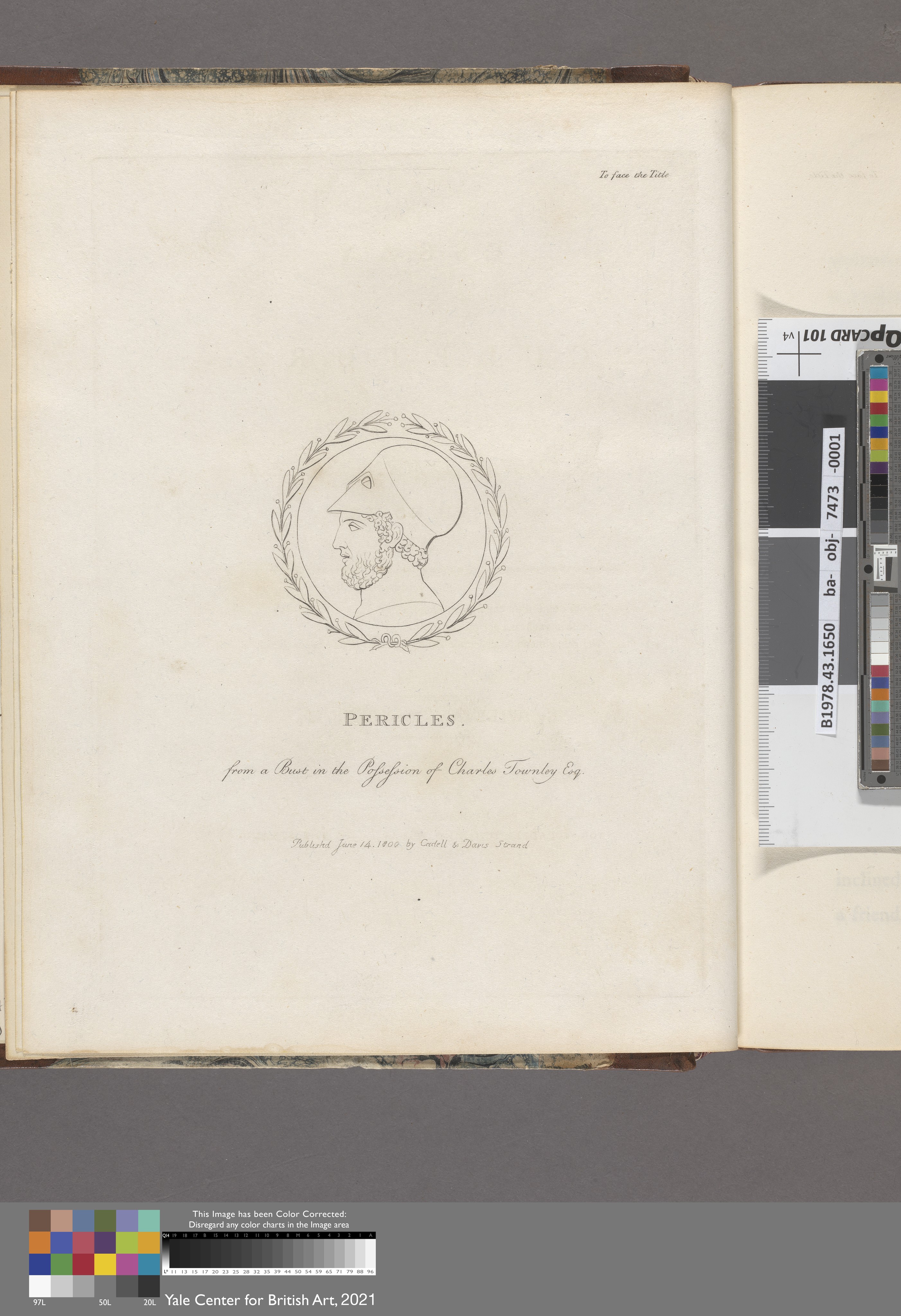 Pericles, Frontispiece Wallpaper