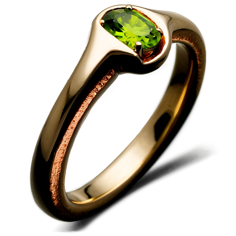 Peridot Engagement Ring Png 49 PNG