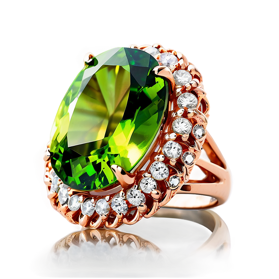 Peridot In Jewelry Setting Png 90 PNG