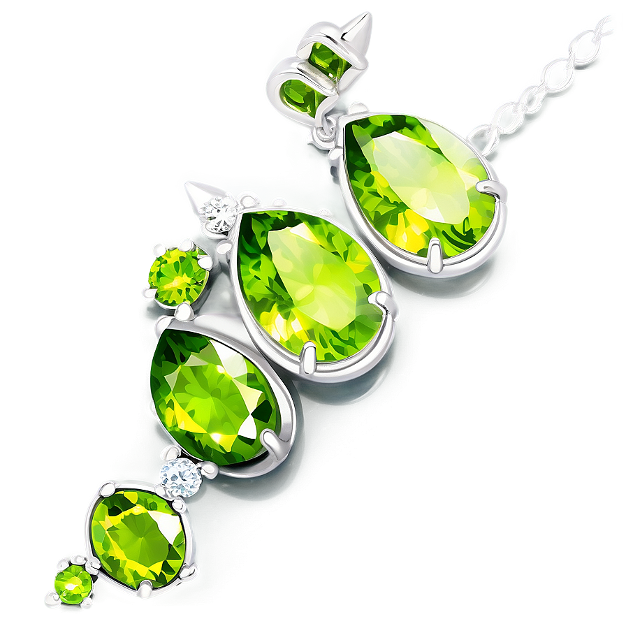 Peridot Jewelry Design Png Gba63 PNG