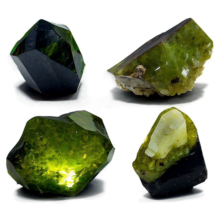 Peridot Mineral Specimen Png 06242024 PNG