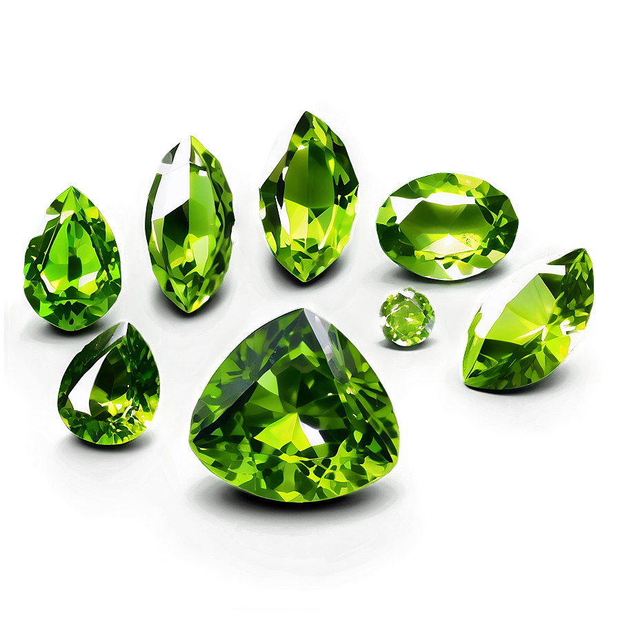 Peridot On Dark Background Png Ffu40 PNG