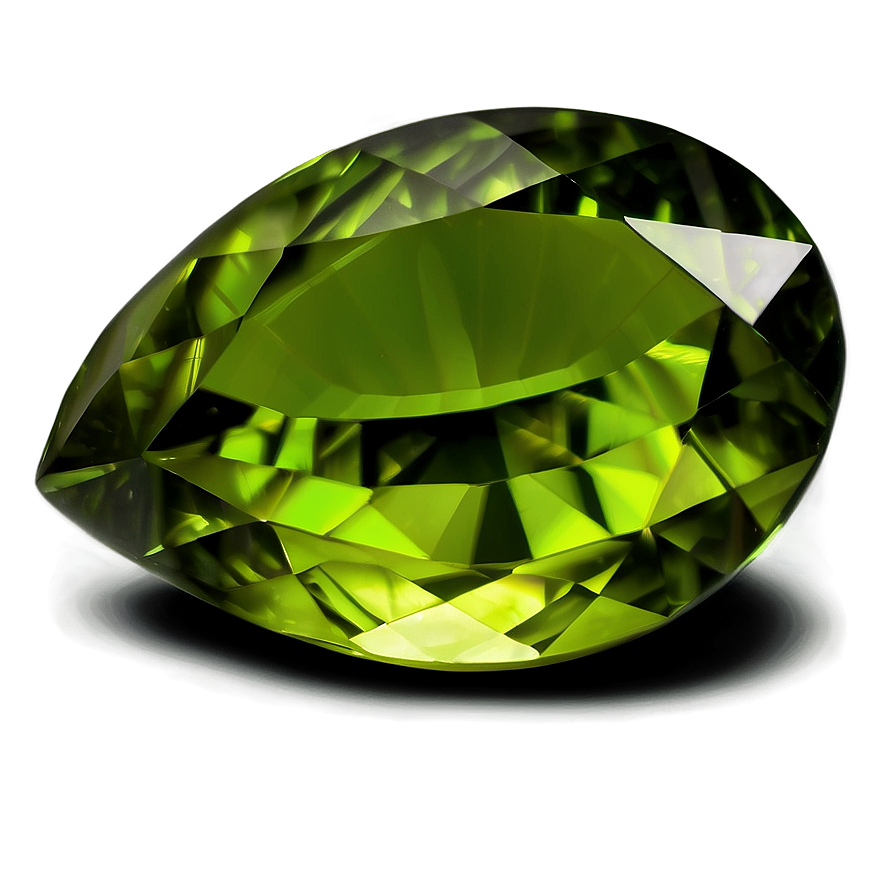 Peridot On White Background Png Dcj2 PNG