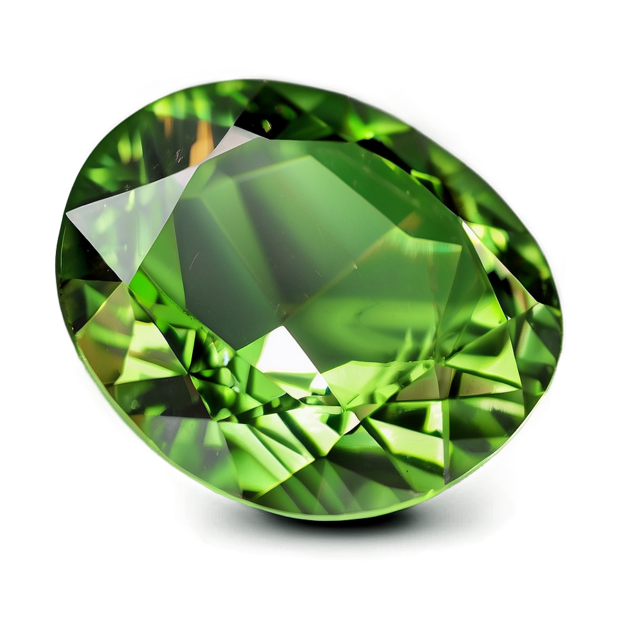 Peridot On White Background Png Nsg PNG