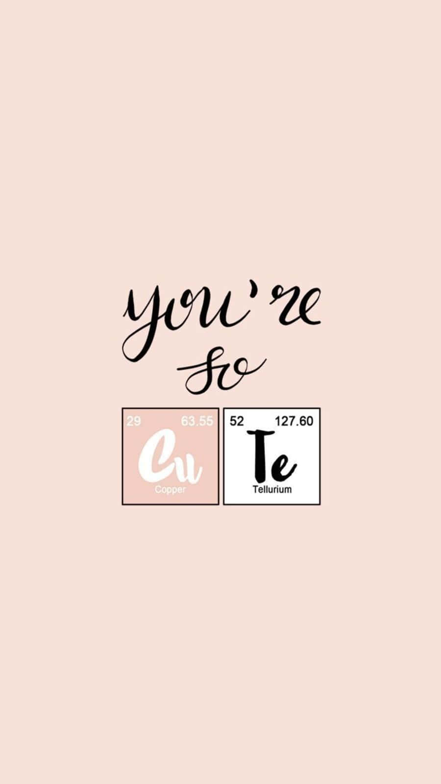 Periodic Table Pun Cute Background Wallpaper