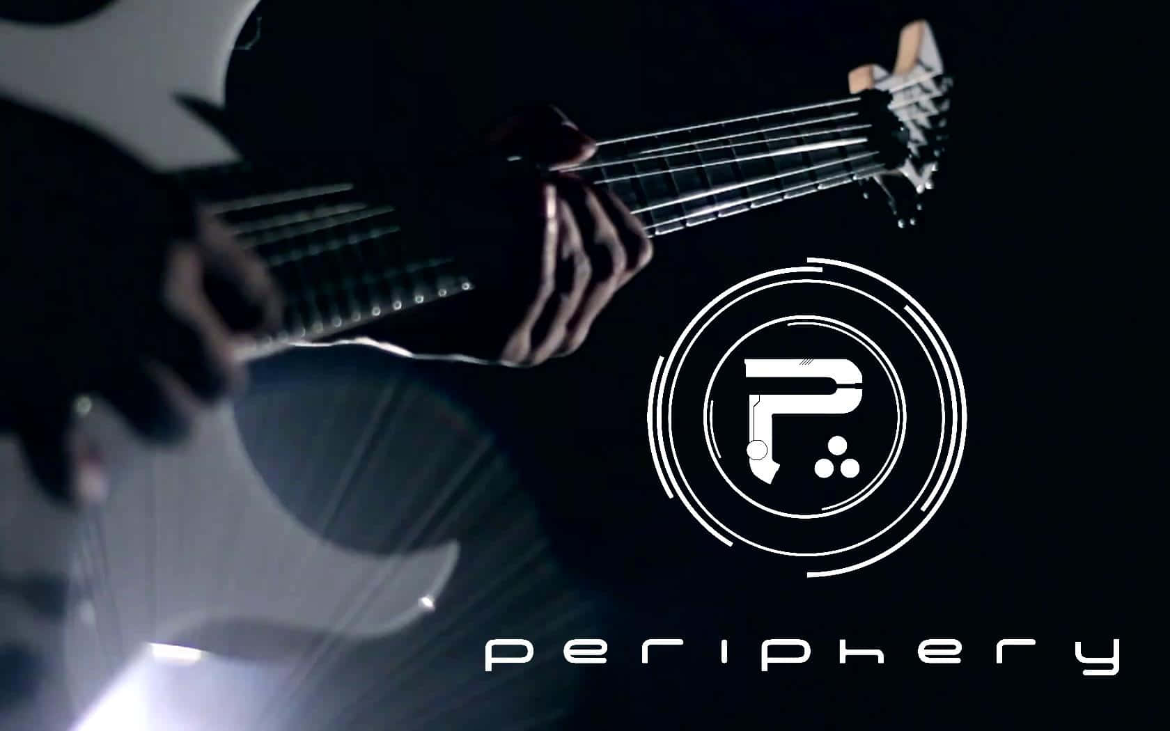 A Person Playing A Guitar With The Word Perpiry Wallpaper