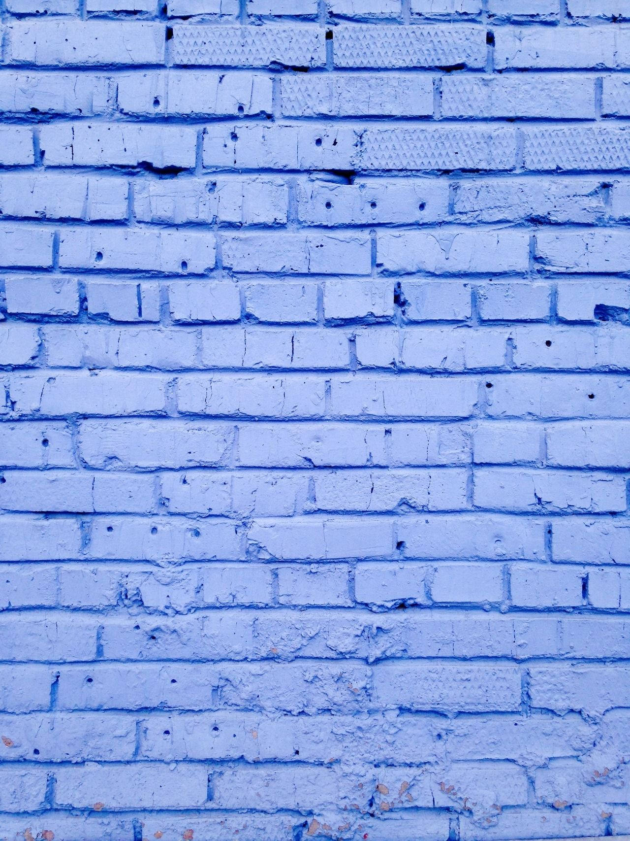 Periwinkle Brick Texture Wallpaper