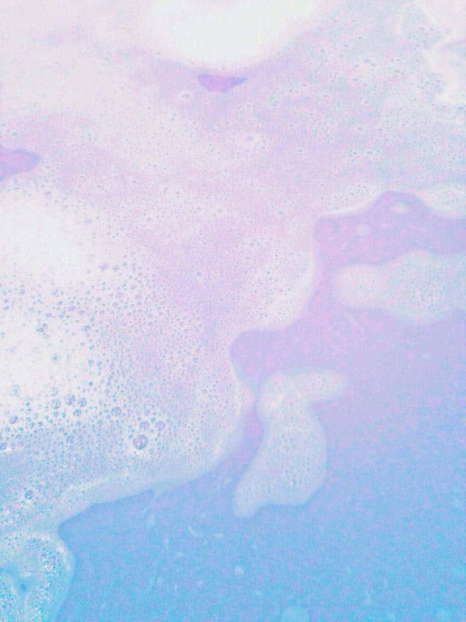 Periwinkle Dreams Foam Texture Wallpaper