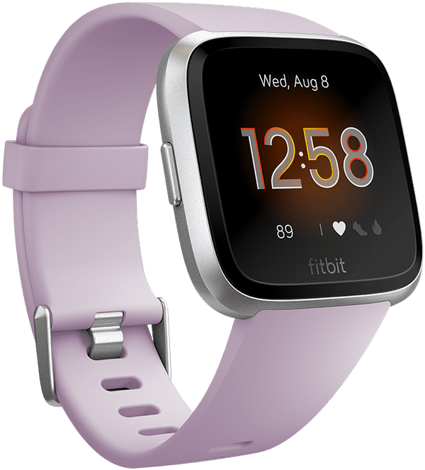Periwinkle Fitbit Smartwatch PNG