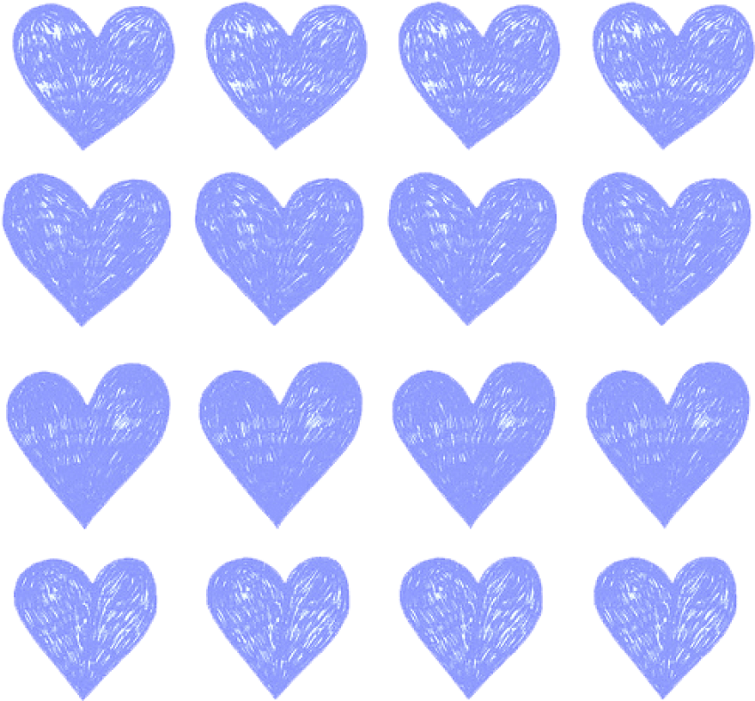 Periwinkle Hearts Pattern PNG