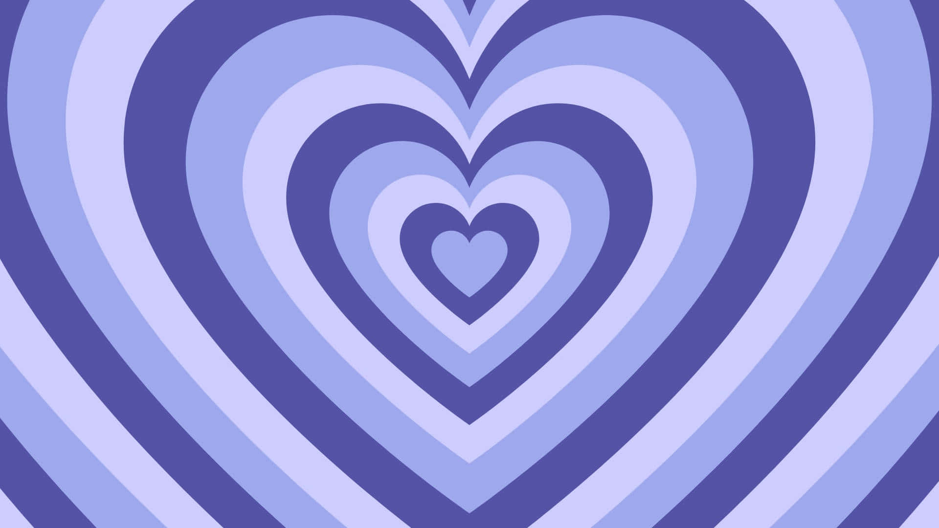 Periwinkle Hearts Pattern Wallpaper