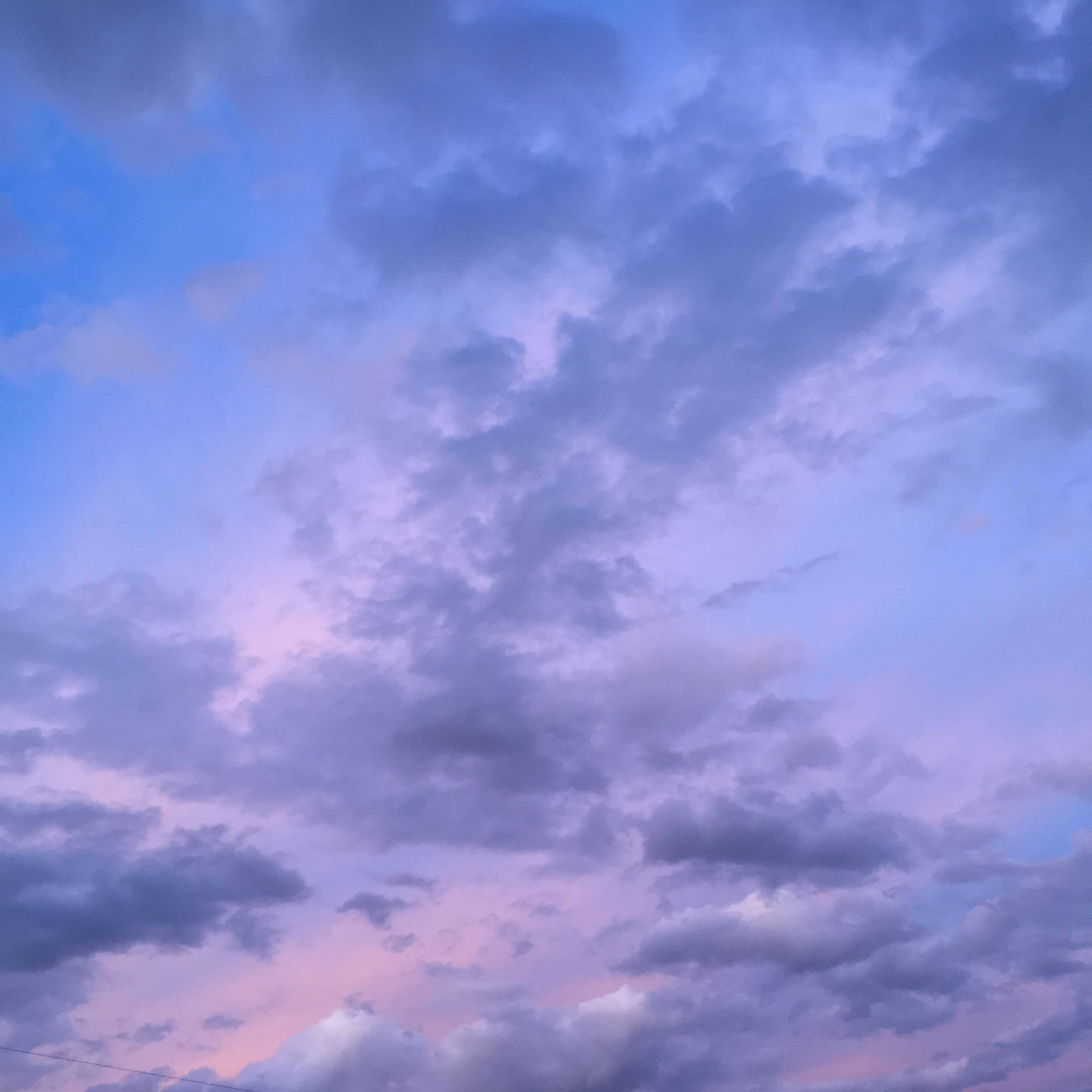 Periwinkle Purple Aesthetic Sky Wallpaper