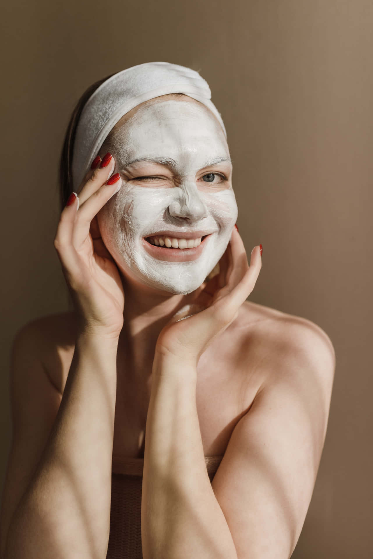 Permanentanti-aging Face Mask (permanent Ansiktsmask För Anti-aging) Wallpaper