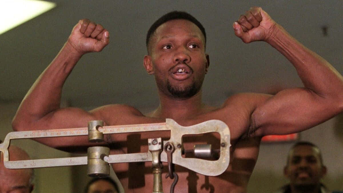 Pernell Whitaker Posing During Weigh-In Wallpaper