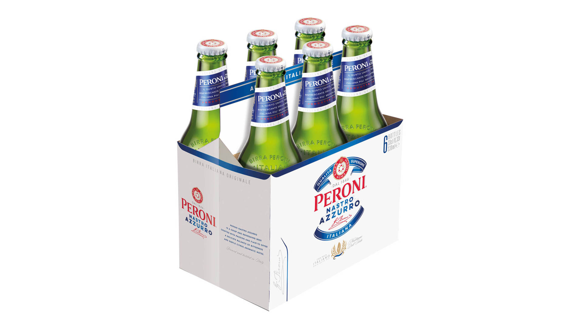 Peroni Beer In A Six-Pack Case Wallpaper