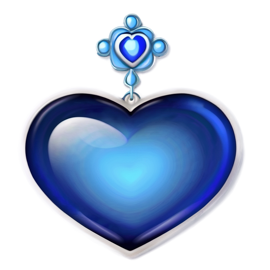 Persian Blue Heart Emoji Png Jxm PNG