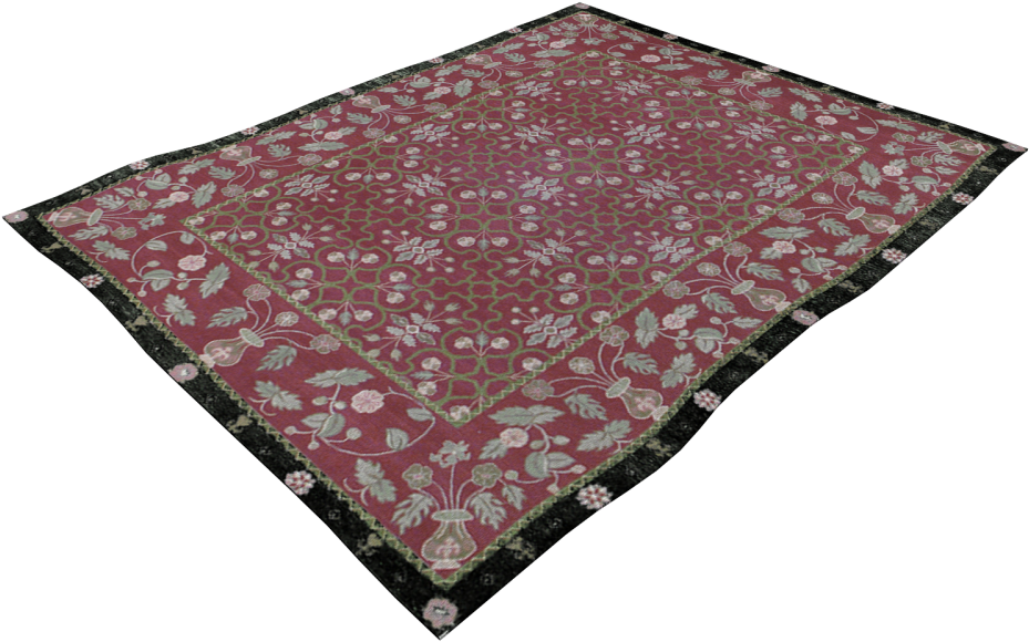 Persian Carpet Floral Design PNG
