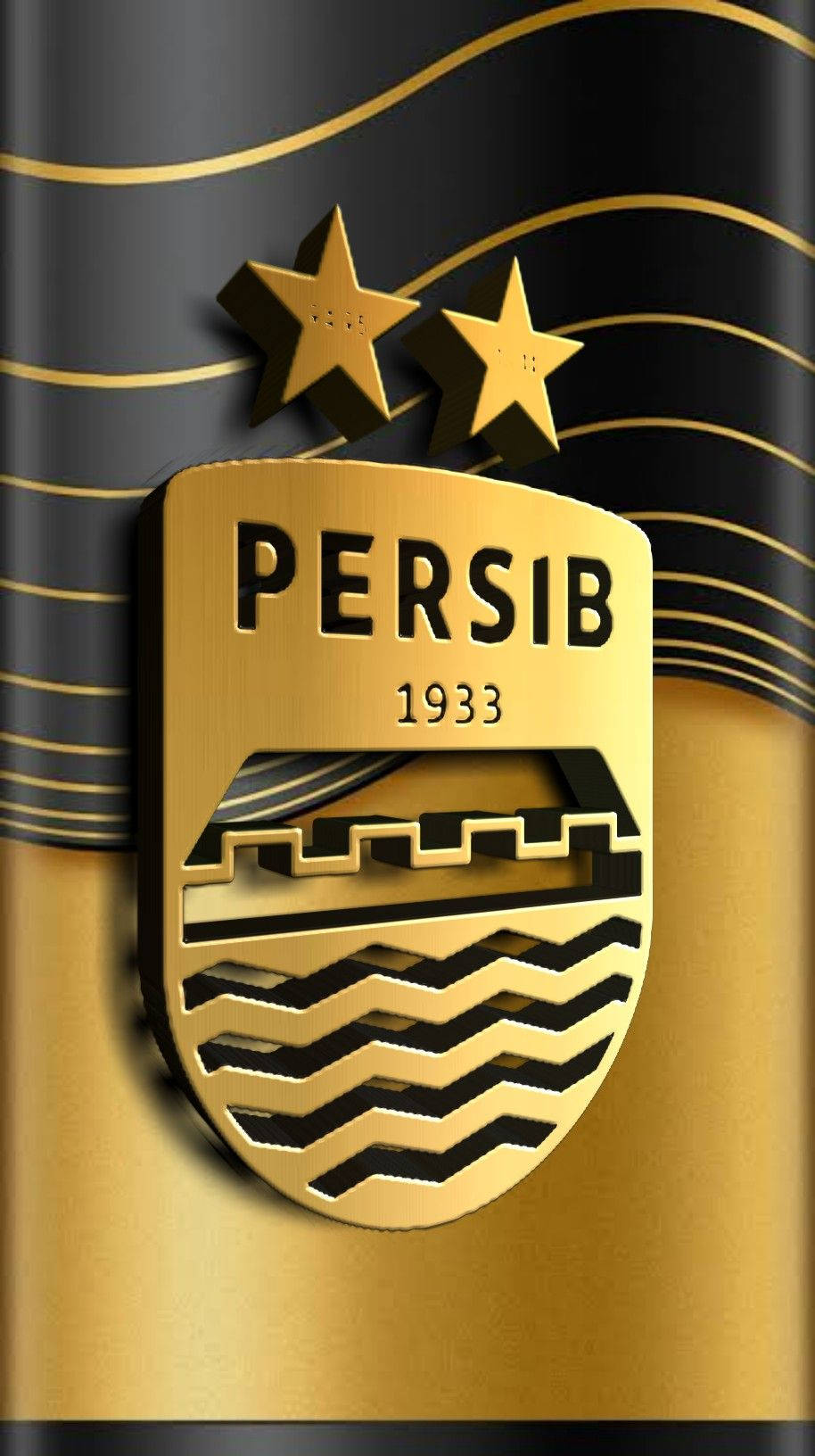 Persib Bandung Goldenes Logo Wallpaper