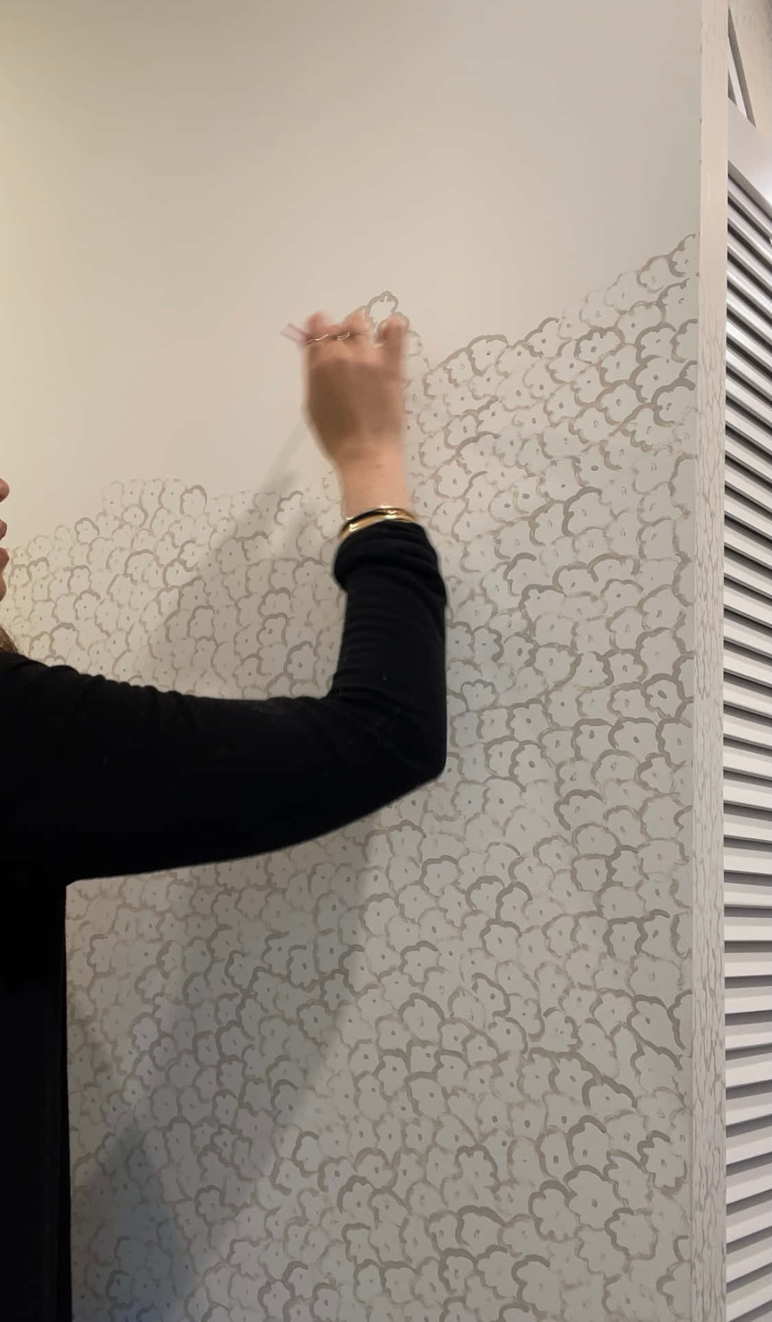 Person Drawing On Wall With Wristwatch Wallpaper