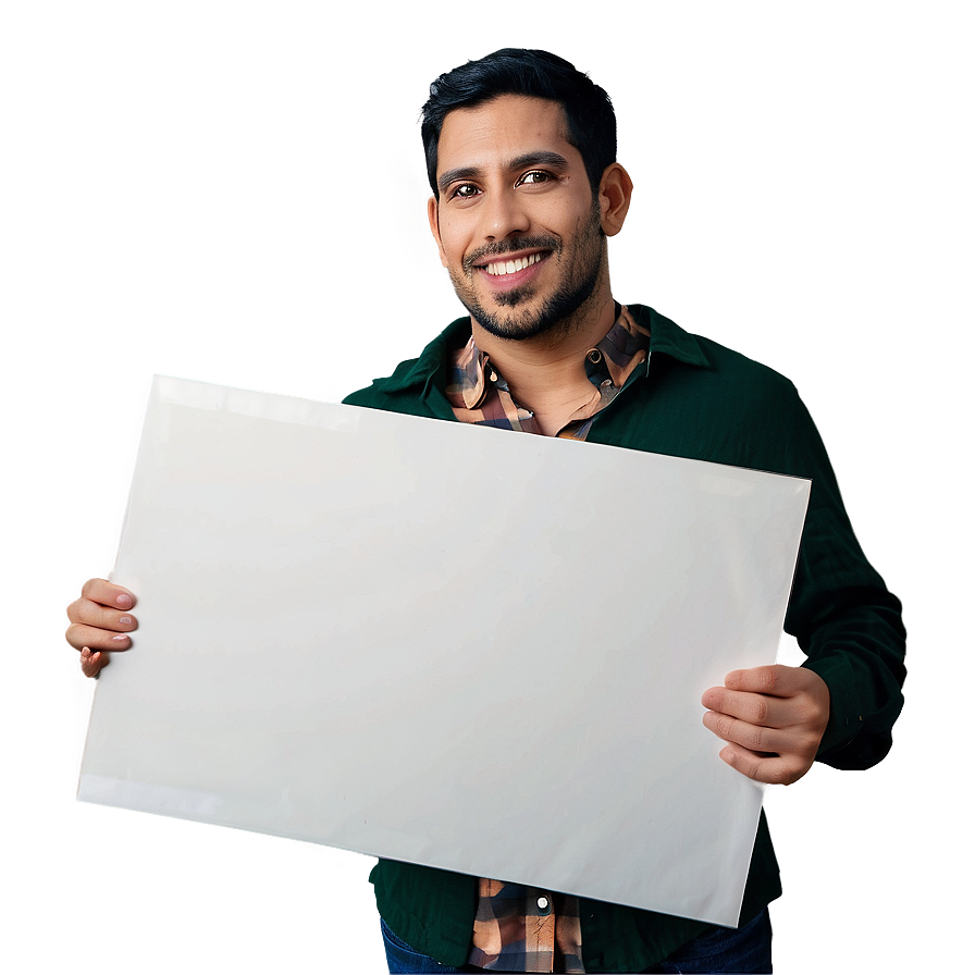 Person Holding Sign Png 19 PNG