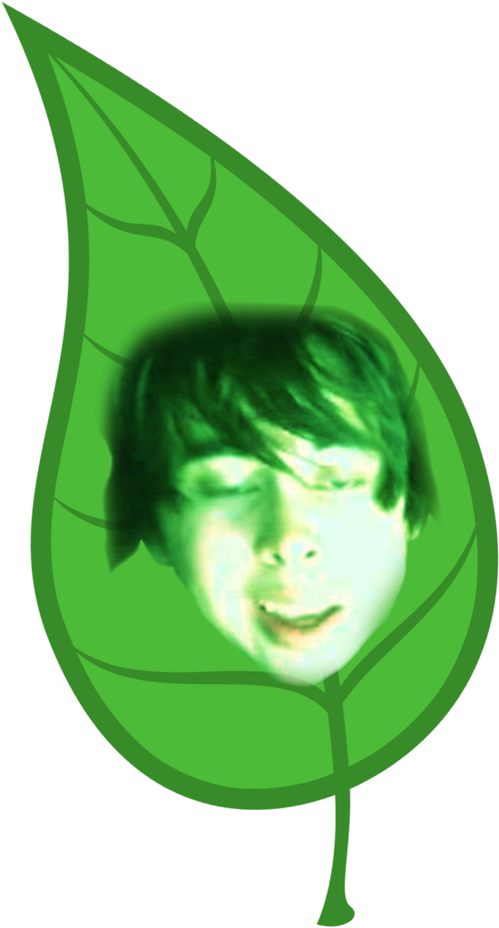 Person In Leaf Overlay PNG