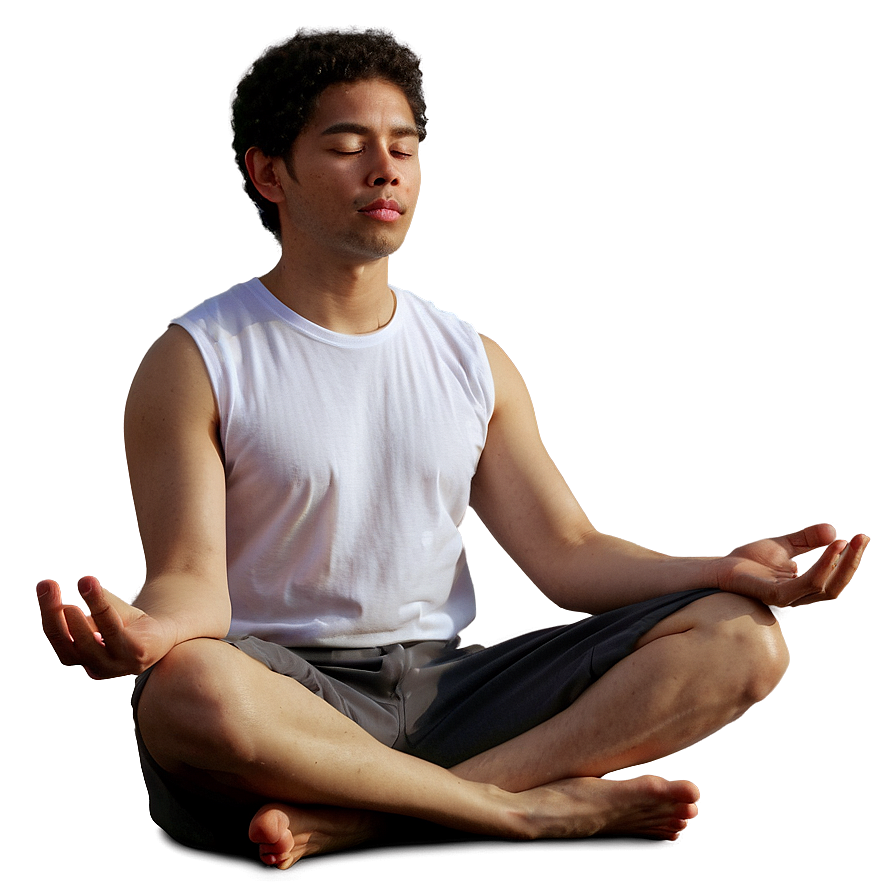 Download Person Meditating Png 05042024 | Wallpapers.com