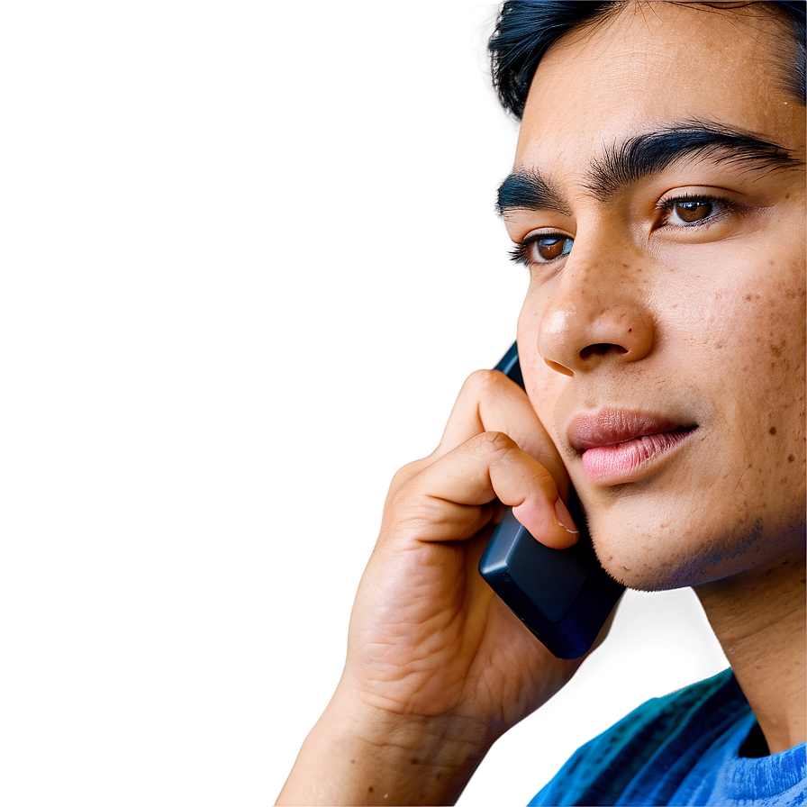 Person On Phone Png Wdn PNG