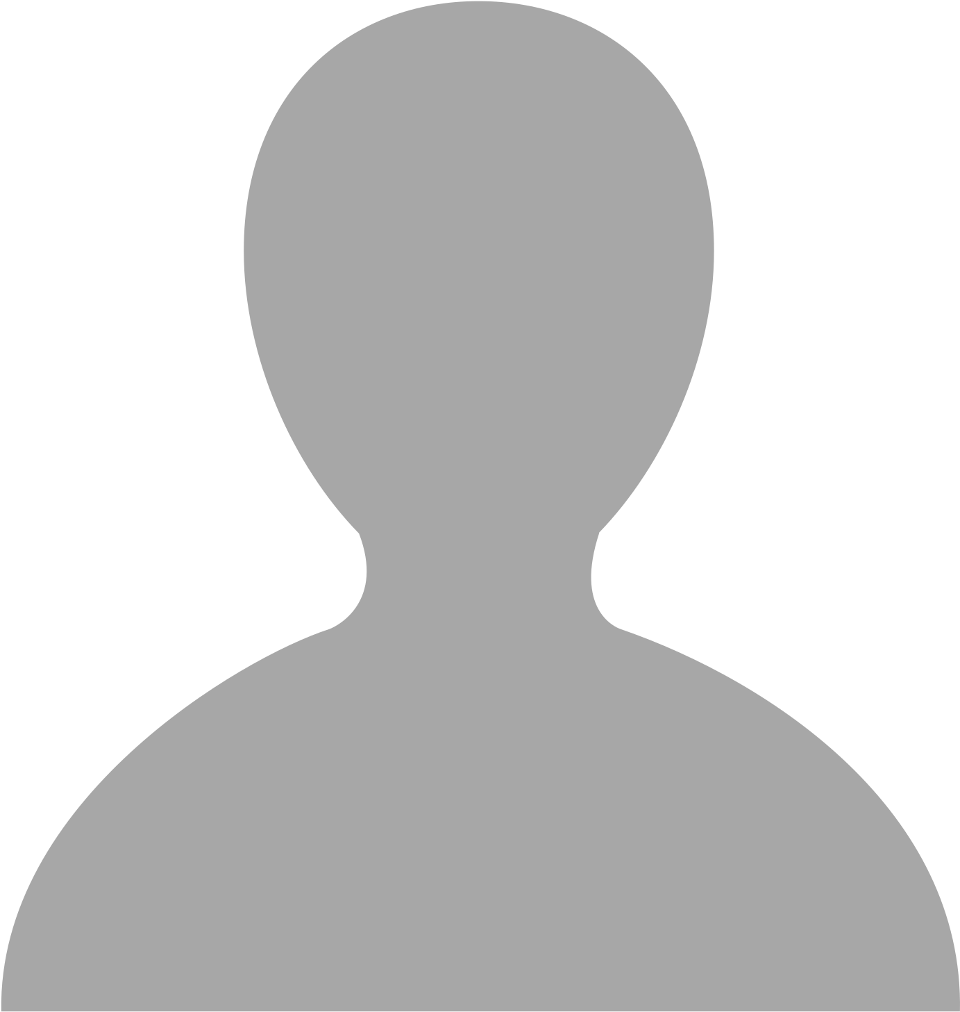 Person Profile Silhouette PNG