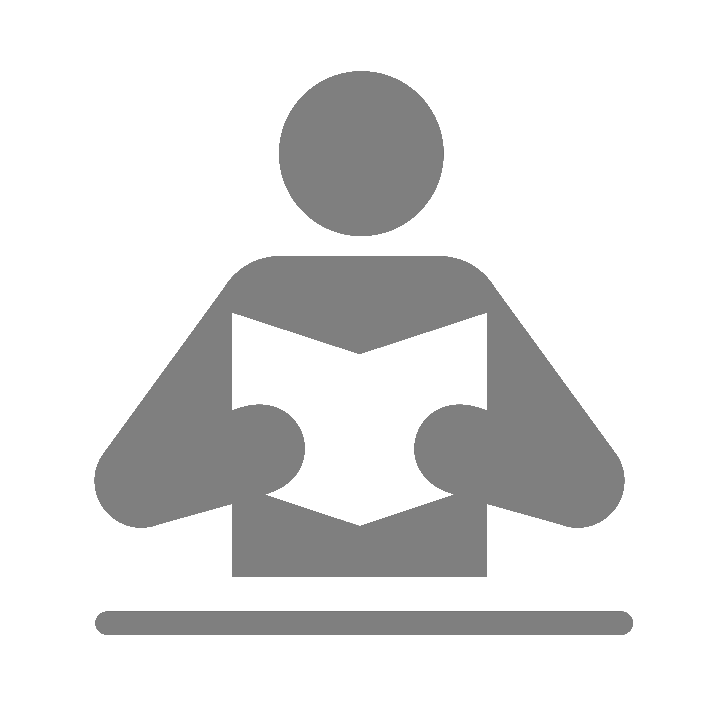 Download Person Reading Book Icon | Wallpapers.com