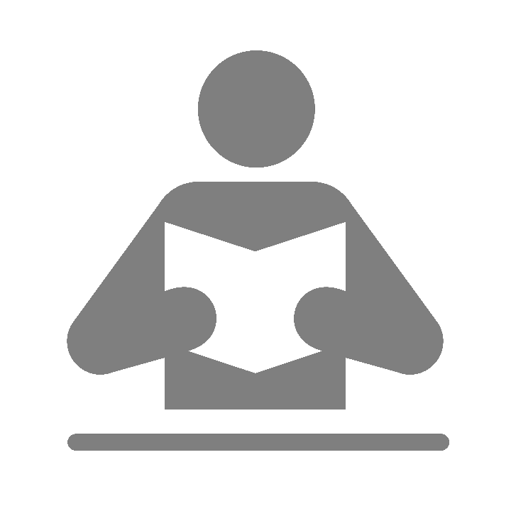Person Reading Book Icon PNG