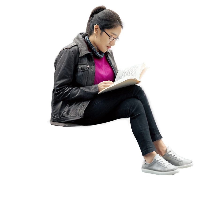 Person Reading Book Png 63 PNG