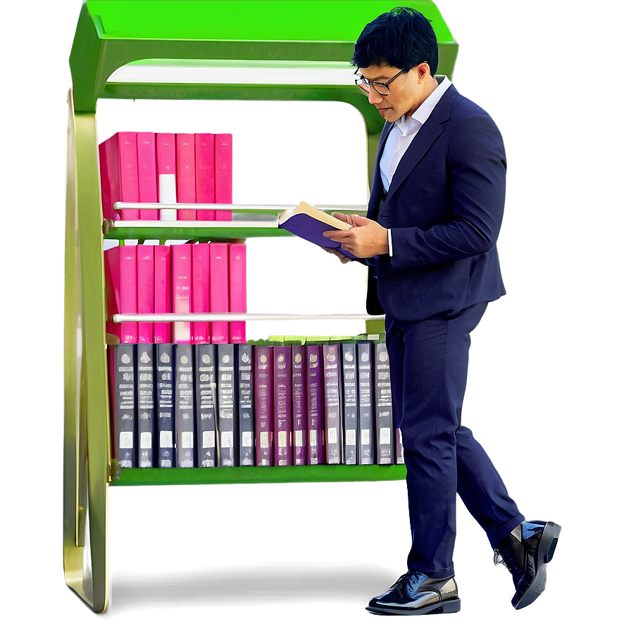 Person Reading Book Png Ssf PNG